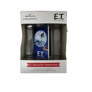 E.T. The Extra-Terrestrial VHS Tape Hallmark Christmas Ornament‎